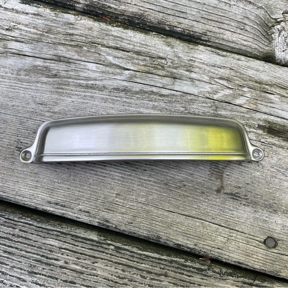 RH Gimore 6" Bin Pull Satin Nickel - Restoration Hardware